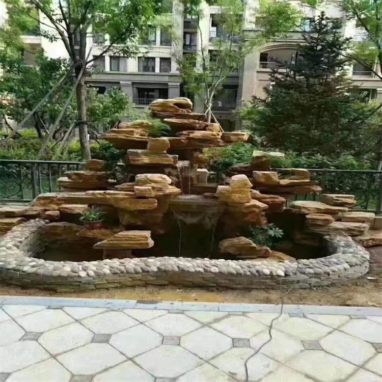 东昌府庭院假山鱼池设计方案